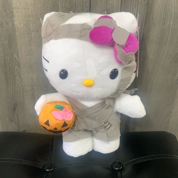 Hello Kitty Other - New Hello Kitty Halloween Mummy Animated Plush Side Stepper Danseur Melody